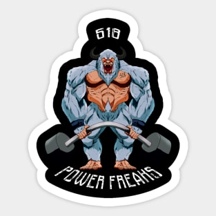 power freaks- shortstack Sticker